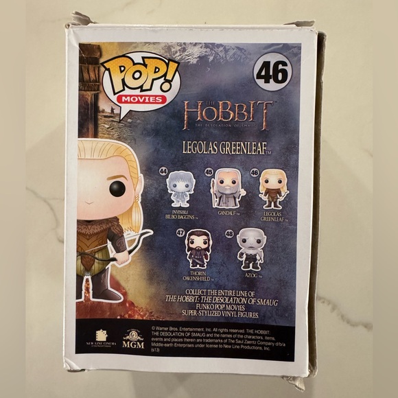 Funko Pop LOTR The Hobbit Legolas Greenleaf #46 Hot Topic Exclusive - Blue Eyes - Picture 4 of 6